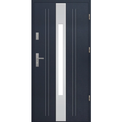 Drzwi S35 T49 INOX Antracyt 72 mm